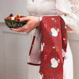 Jingle Bells Linen Teatowel - Pure Apotheca