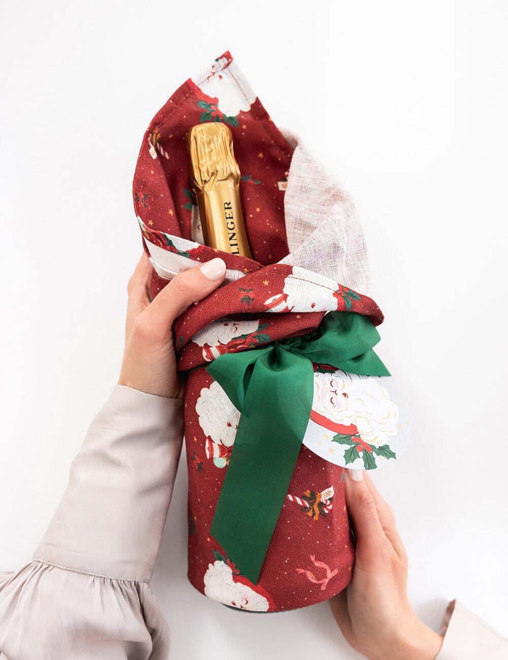 Jingle Bells Linen Teatowel - Pure Apotheca