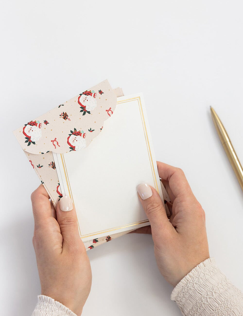 Jingle Bells Notecard Set 4pk - Pure Apotheca