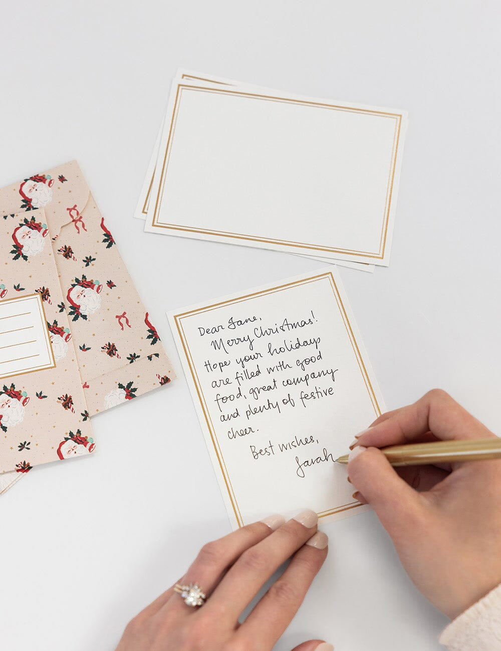 Jingle Bells Notecard Set 4pk - Pure Apotheca