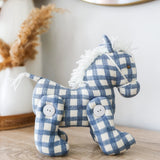 Jointed Pony Chambray Blue Check - Pure Apotheca