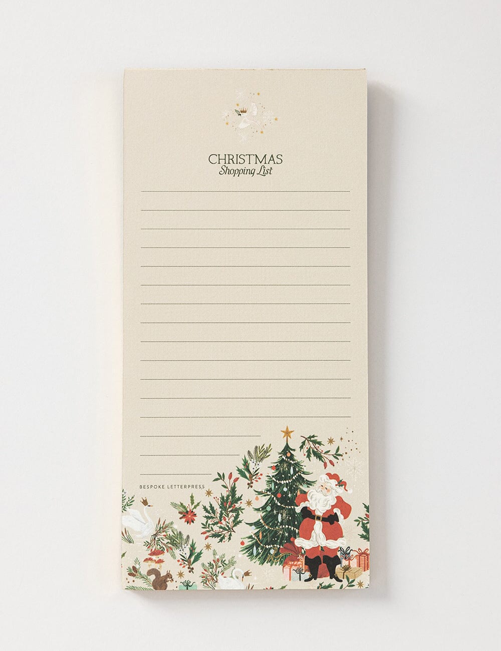 Jolly Santa Shopping List Fridge Notepad - Pure Apotheca