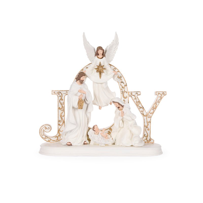 JOY HOLY FAMILY WITH LED ANGEL - Pure Apotheca