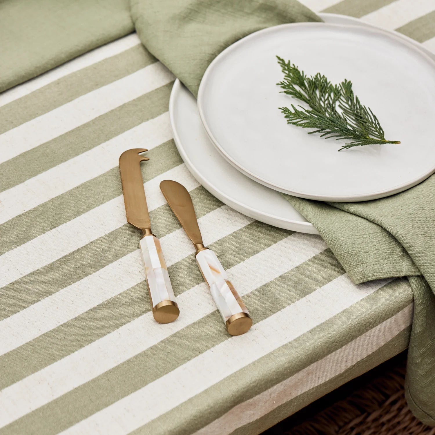 JOY MOTHER OF PEARL CHEESE KNIFE SET/2 - Pure Apotheca