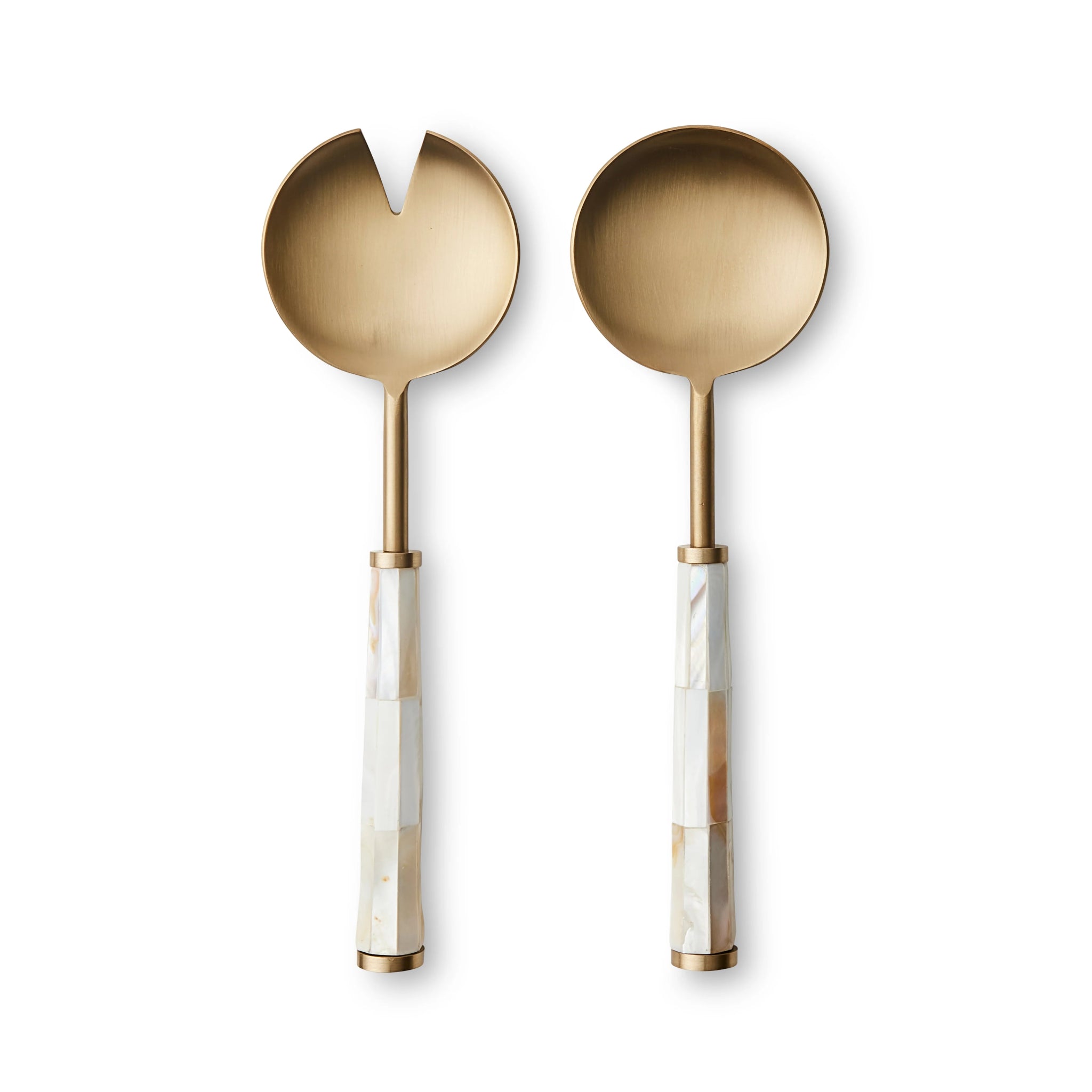 JOY MOTHER OF PEARL SALAD SERVER SET/2 - Pure Apotheca