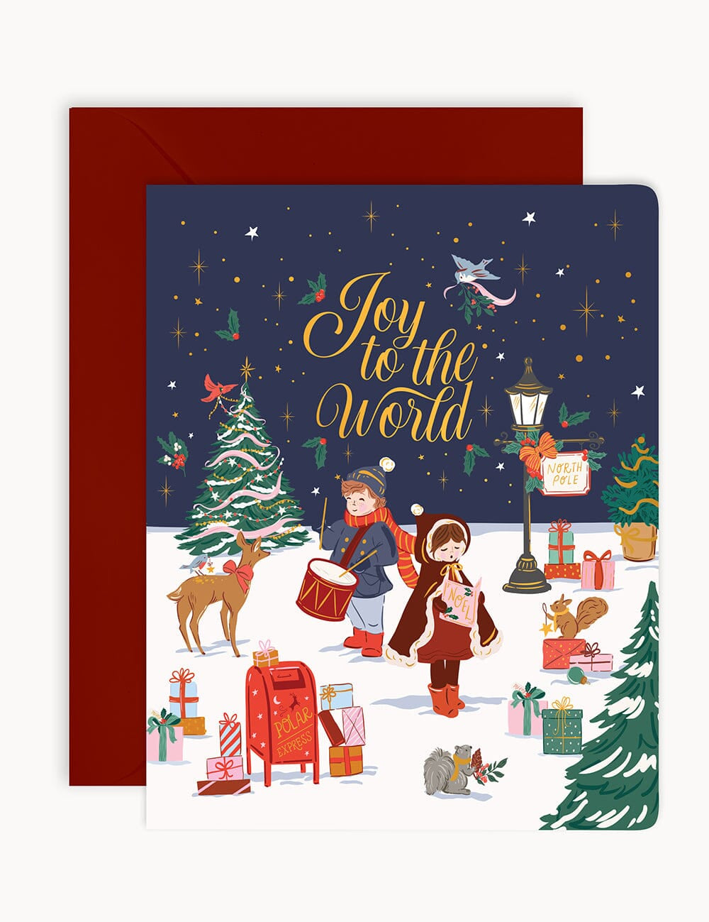 Joy to the World Children Christmas Card - Pure Apotheca