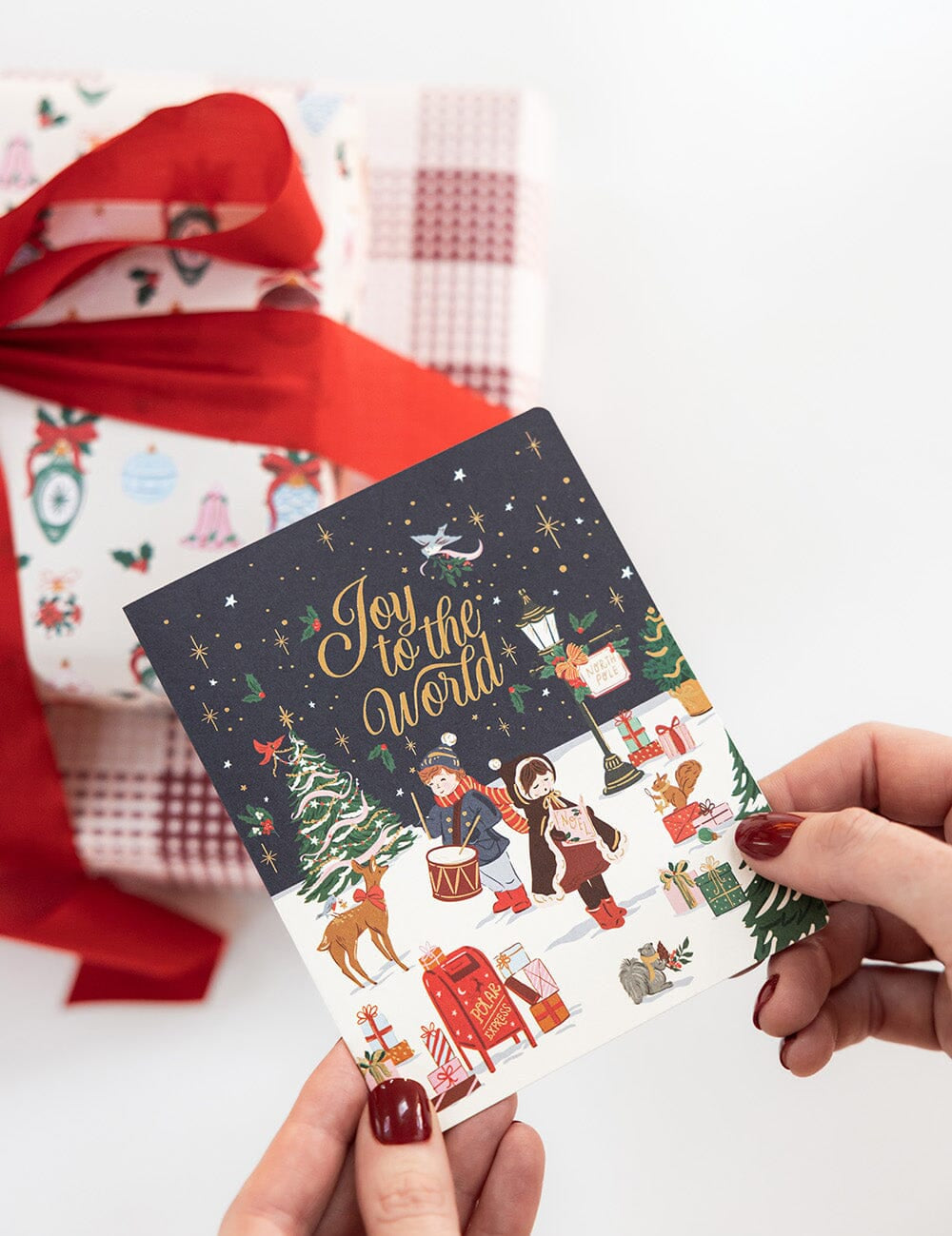 Joy to the World Children Christmas Card - Pure Apotheca