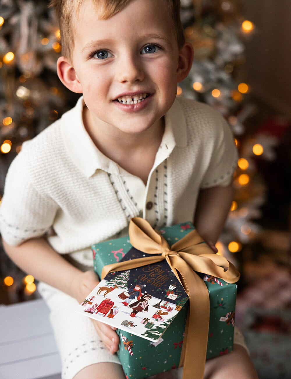 Joy to the World Children Christmas Card - Pure Apotheca