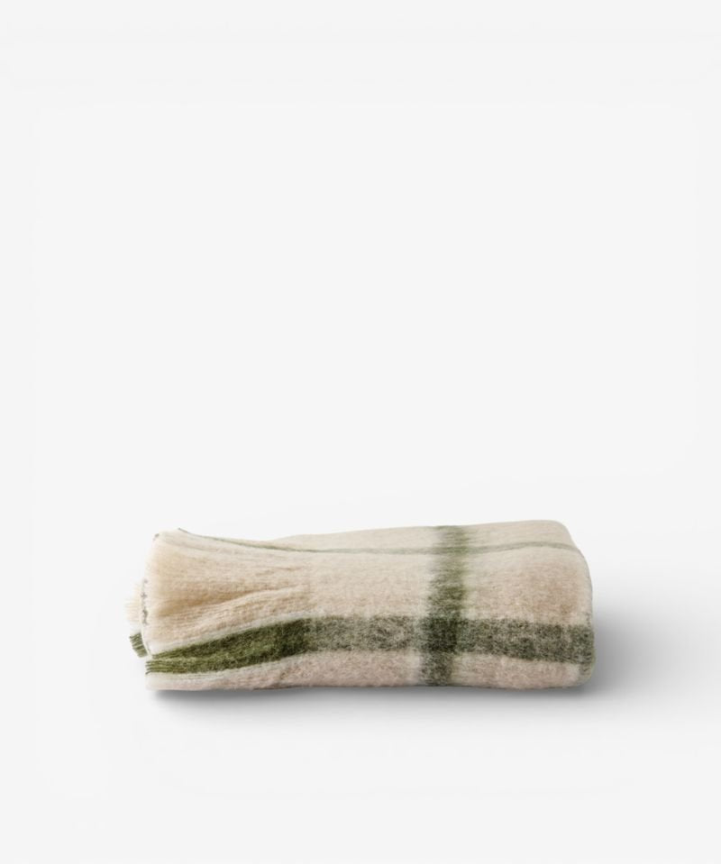 Juniper Check Throw Green - Pure Apotheca