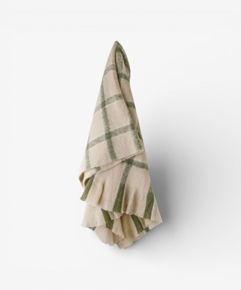 Juniper Check Throw Green - Pure Apotheca