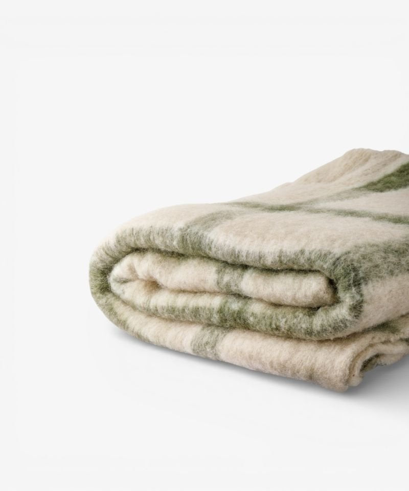 Juniper Check Throw Green - Pure Apotheca