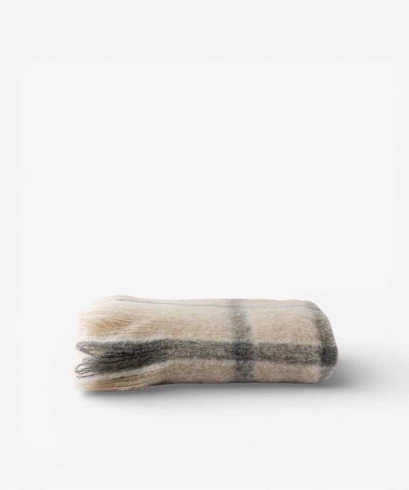 Juniper Check Throw Grey - Pure Apotheca