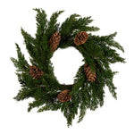 JUNIPER WREATH WITH PINECONES - Pure Apotheca