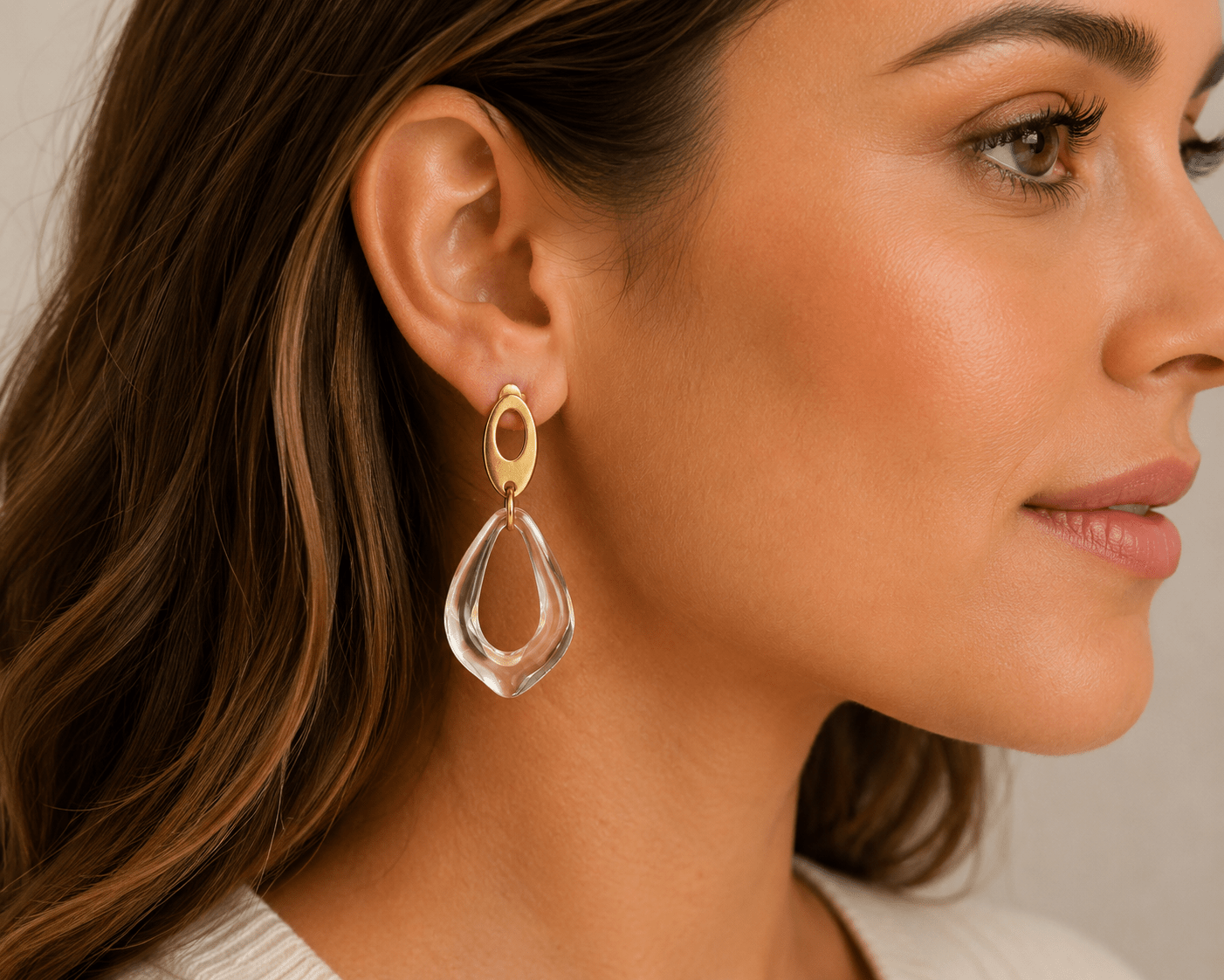 Kandace Oval Drop Earrings - Pure Apotheca