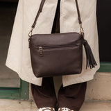Kasey Crossbody Bag Chocolate - Pure Apotheca