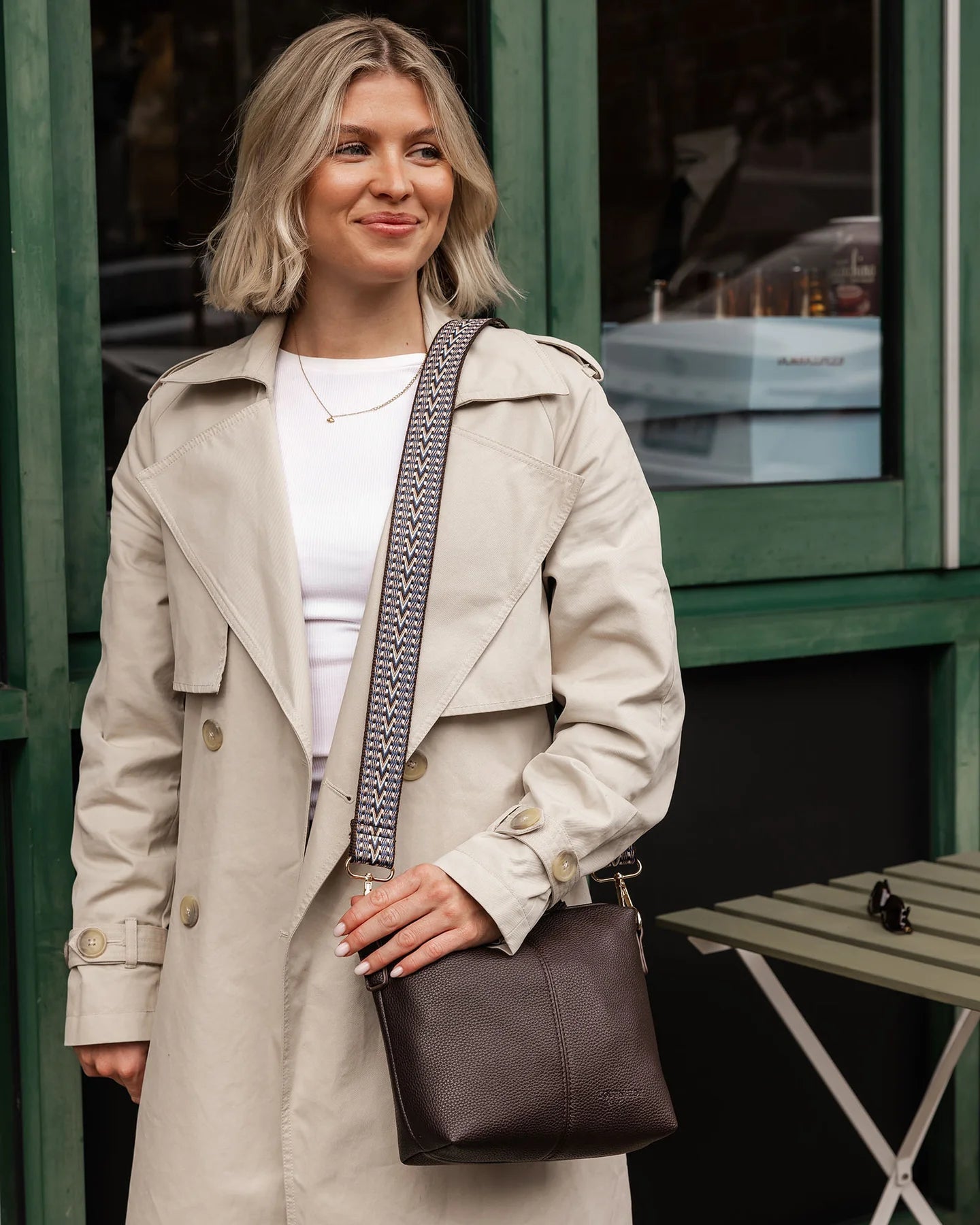 Kasey Crossbody Bag Chocolate - Pure Apotheca