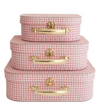 Kids Carry Case Gingham Red - Pure Apotheca