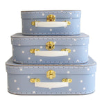 Kids Carry Case Set/3 - Blue Stars - Pure Apotheca