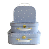 Kids Carry Case Set/3 - Blue Stars - Pure Apotheca