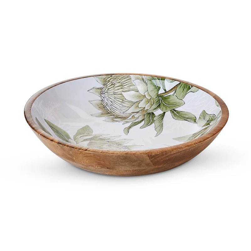 KING PROTEA SALAD BOWL 35X7.5CM - Pure Apotheca