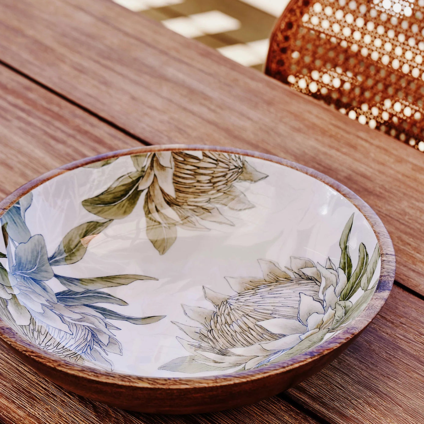 KING PROTEA SALAD BOWL 35X7.5CM - Pure Apotheca