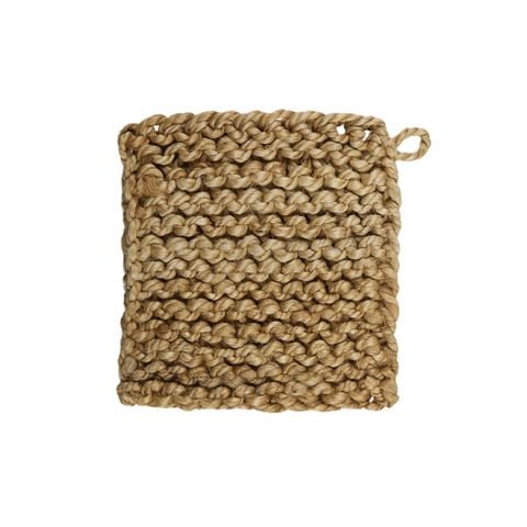 Knit Jute Trivet Natural 20cm - Pure Apotheca