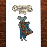 Koala Dad Card - Pure Apotheca