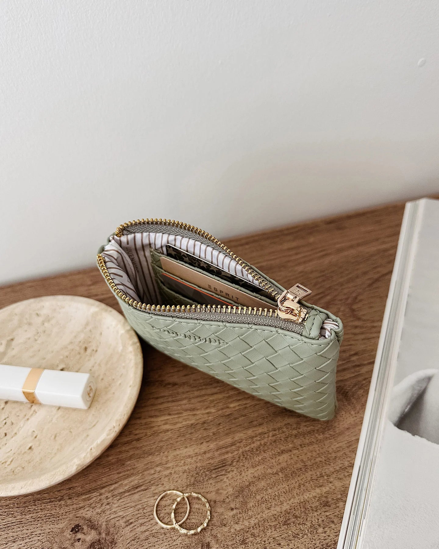 Kuta Purse Woven Sage Green - Pure Apotheca