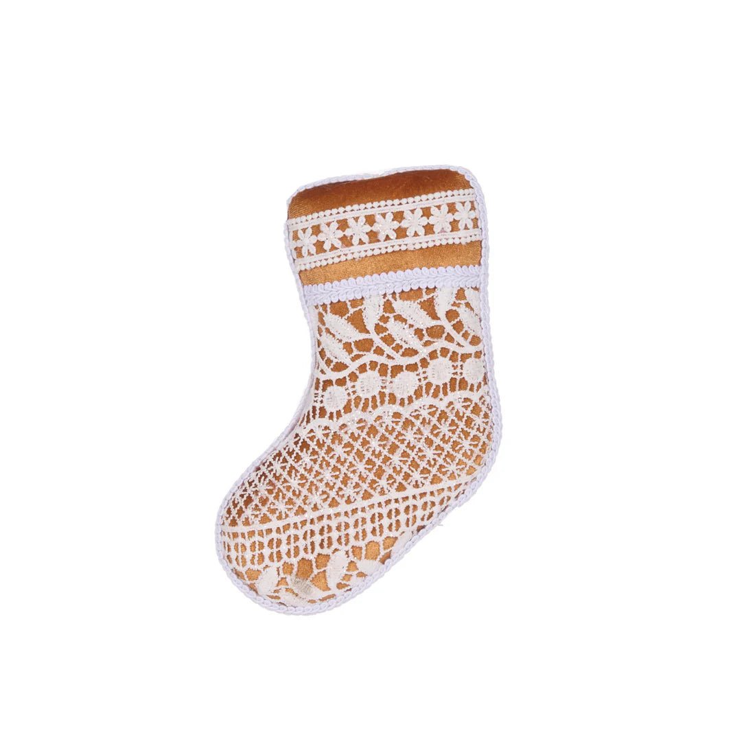 LACE GINGERBREAD STOCKING ORNAMENT - Pure Apotheca