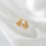 Lady Bug Gold CZ Studs - Pure Apotheca