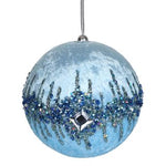 Laila Velvet Bauble Blue - Pure Apotheca