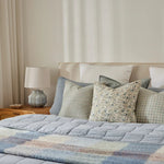 LALITA BLUE BLOCK PRINT CUSHION 50CM - Pure Apotheca