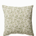 LALITA GREEN BLOCK PRINT CUSHION 50CM - Pure Apotheca