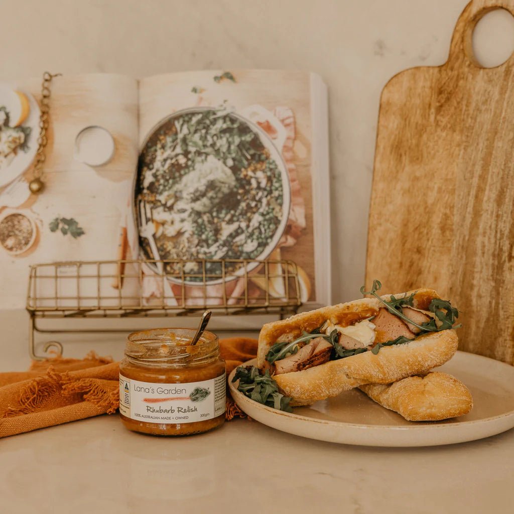 Lana’s Garden Rhubarb Relish 300g - Pure Apotheca