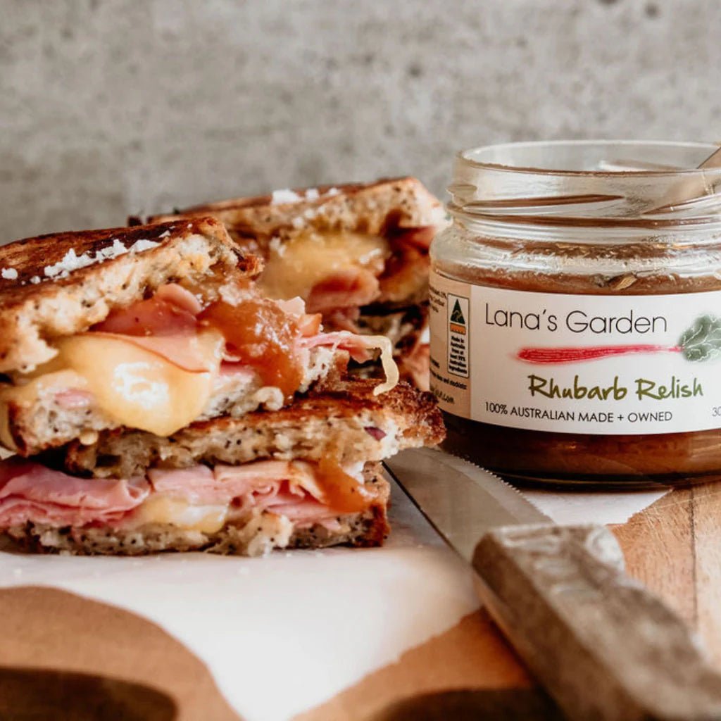 Lana’s Garden Rhubarb Relish 300g - Pure Apotheca