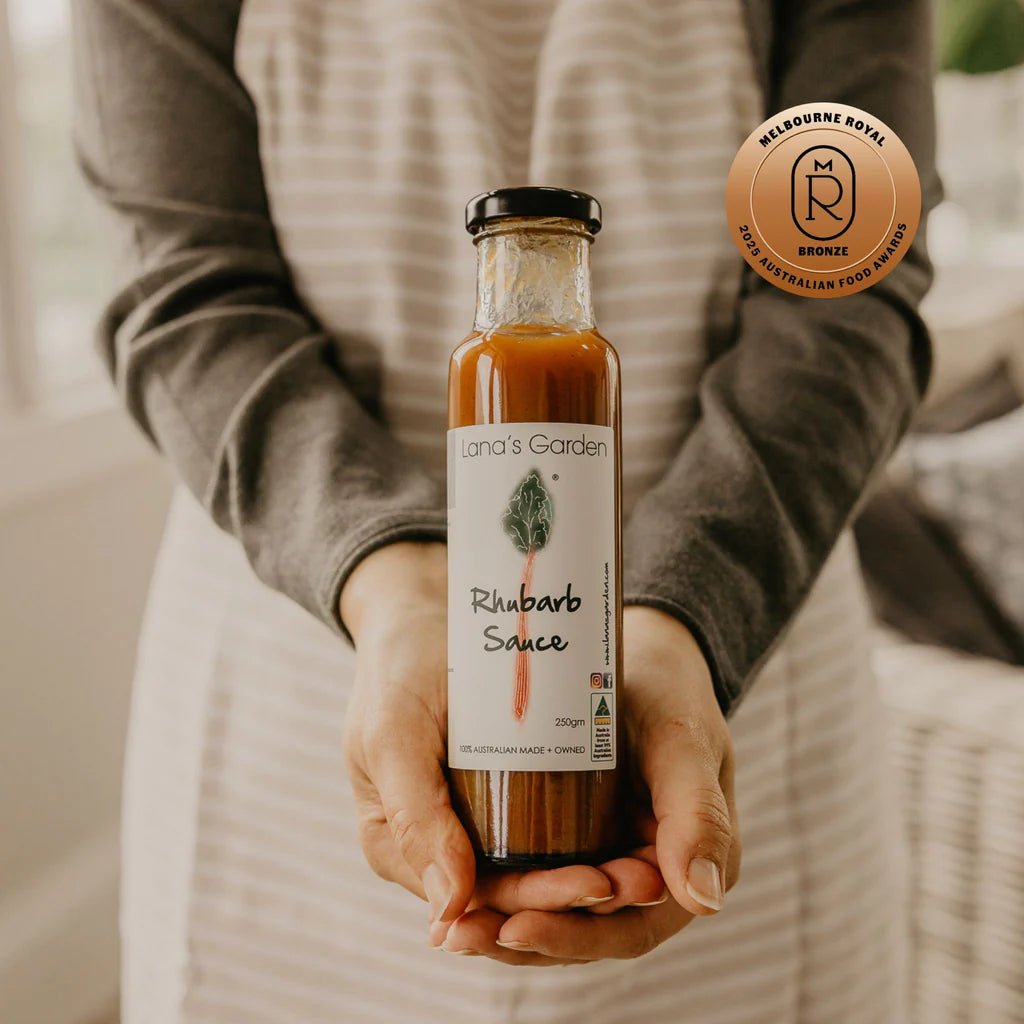 Lana’s Garden Rhubarb Sauce 250ml - Pure Apotheca