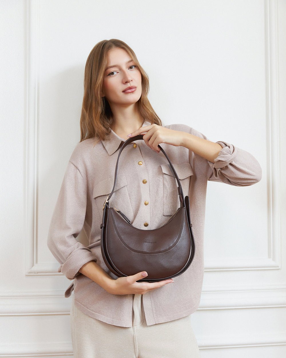 Lane Crossbody Bag Chocolate - Pure Apotheca
