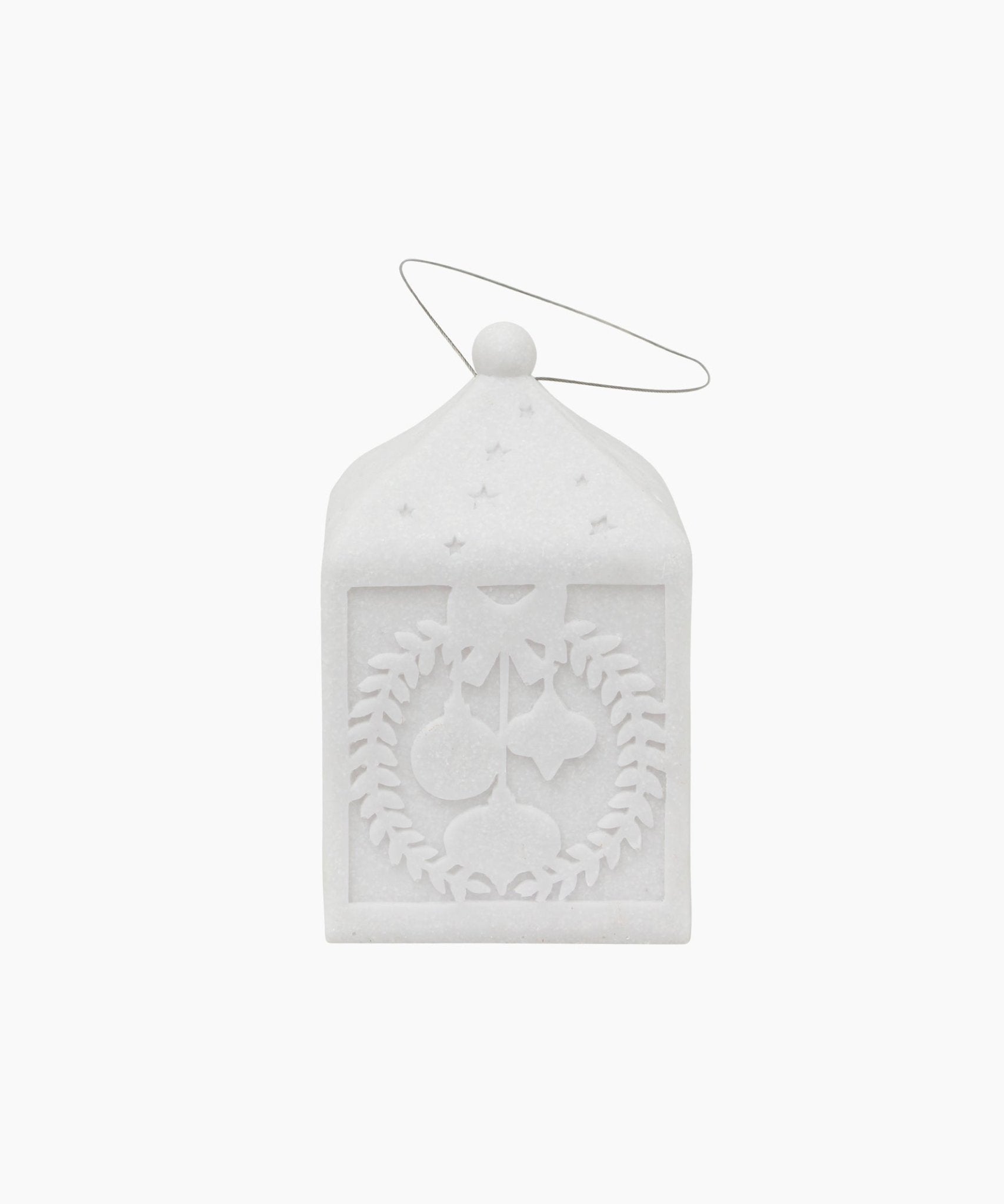 Lantern with Baubles Light Up Small - Pure Apotheca