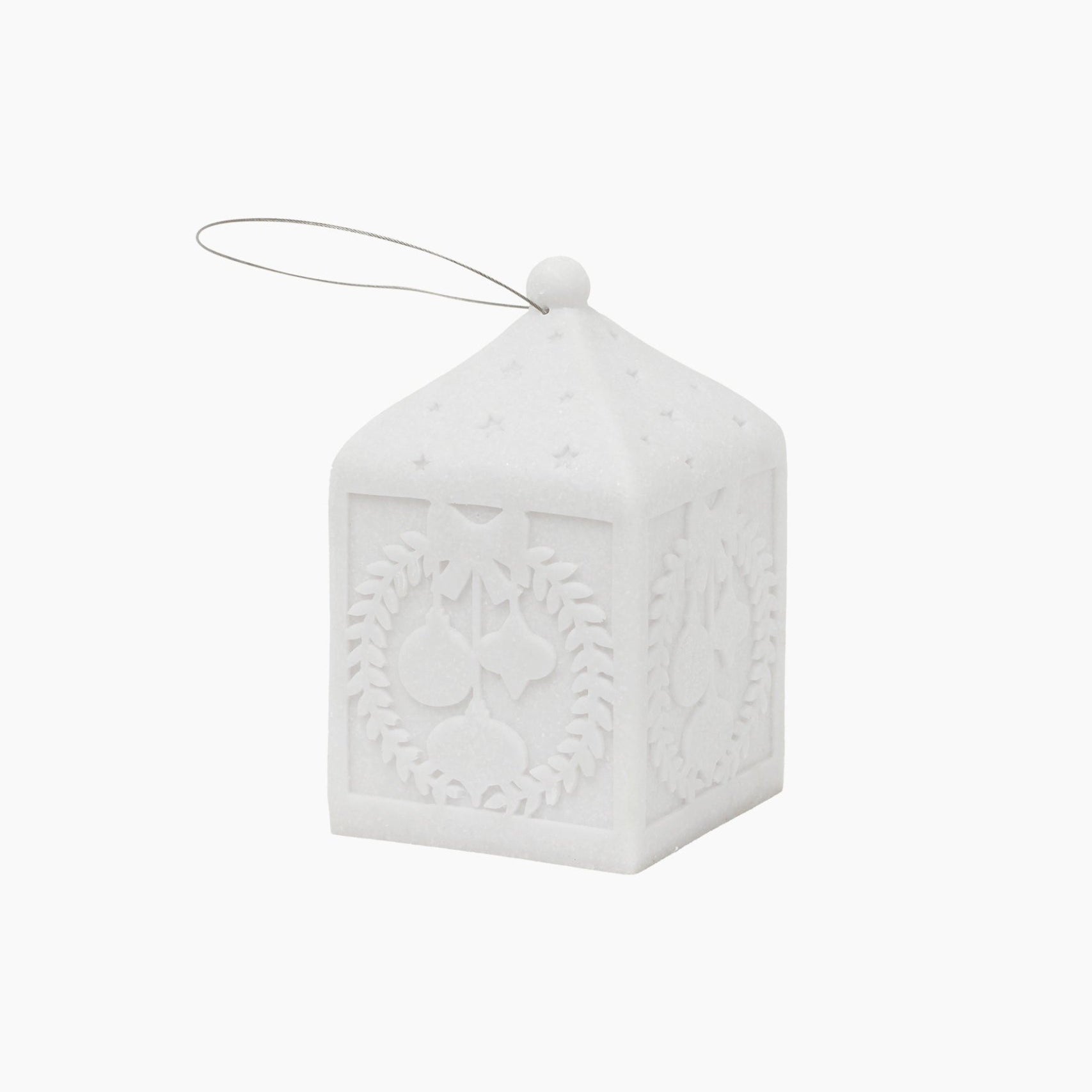 Lantern with Baubles Light Up Small - Pure Apotheca