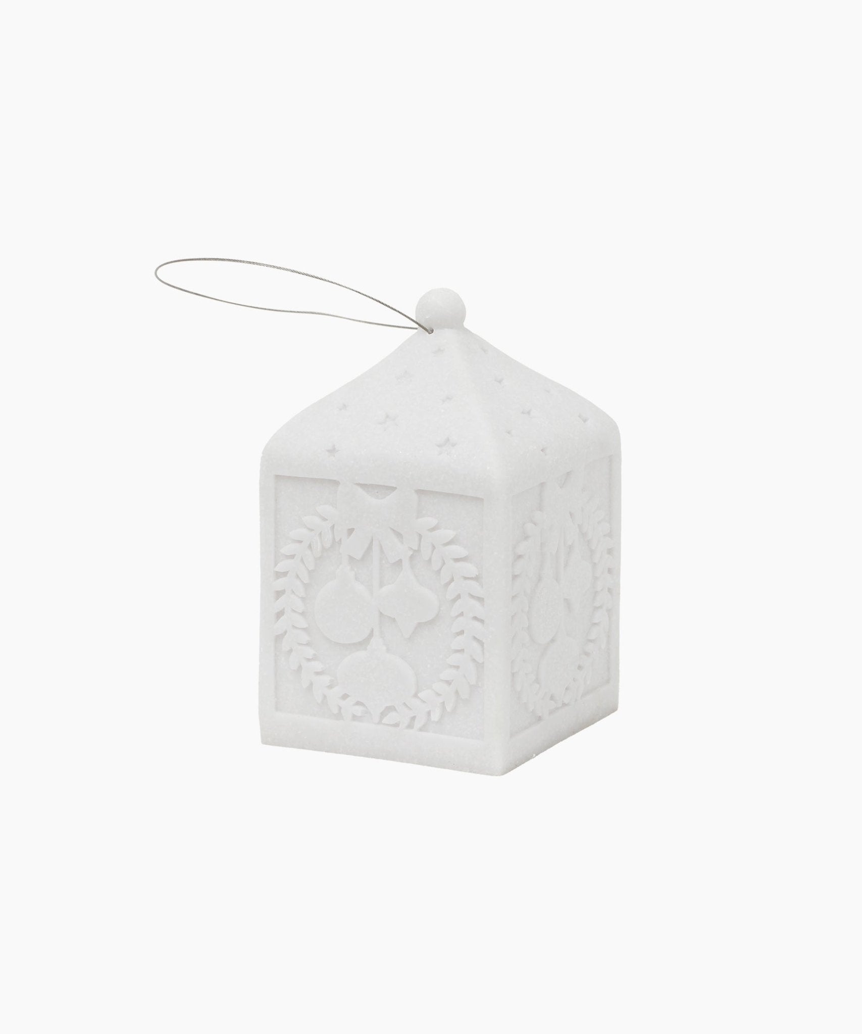 Lantern with Baubles Light Up Small - Pure Apotheca