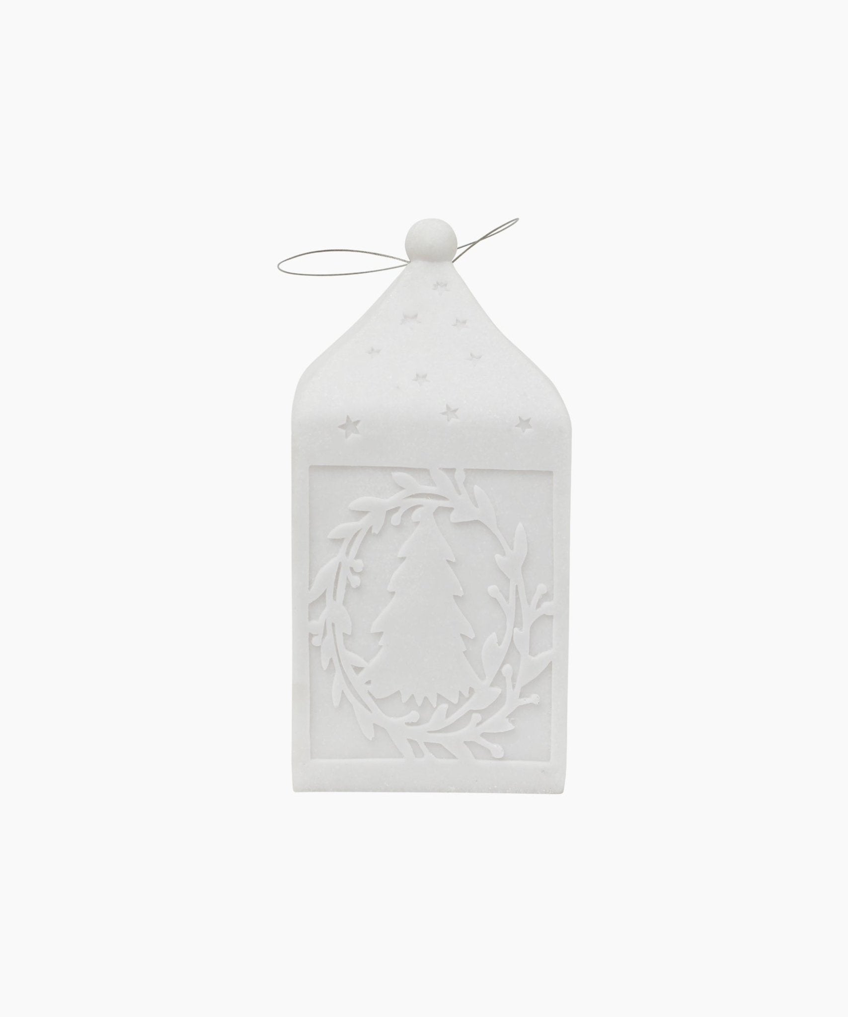 Lantern with Tree Light Up Large - Pure Apotheca