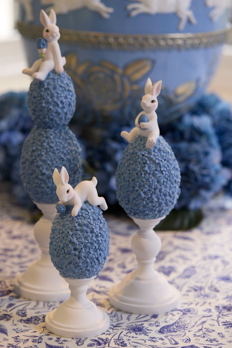 LARGE BLUE LAPIN EGG FINIAL - Pure Apotheca