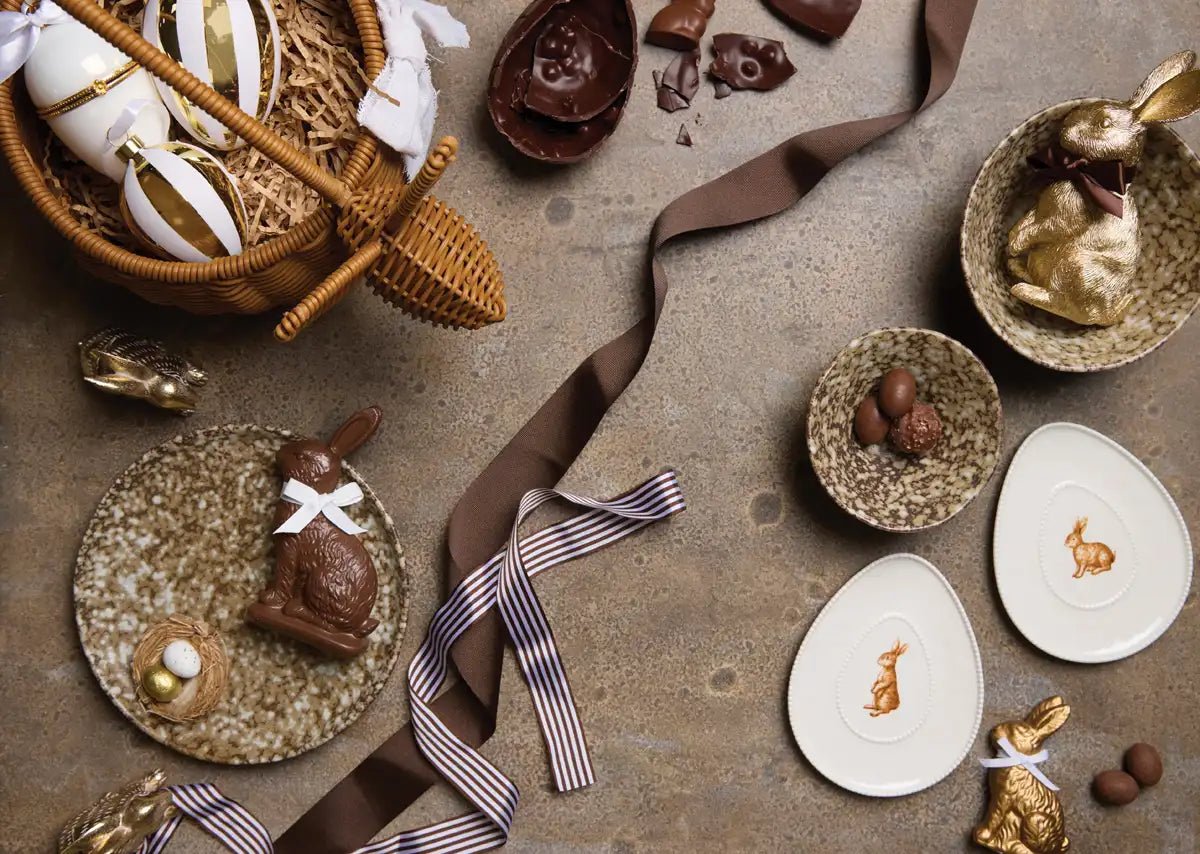 LARGE CHOCOLATE RIBBONED RABBIT - Pure Apotheca