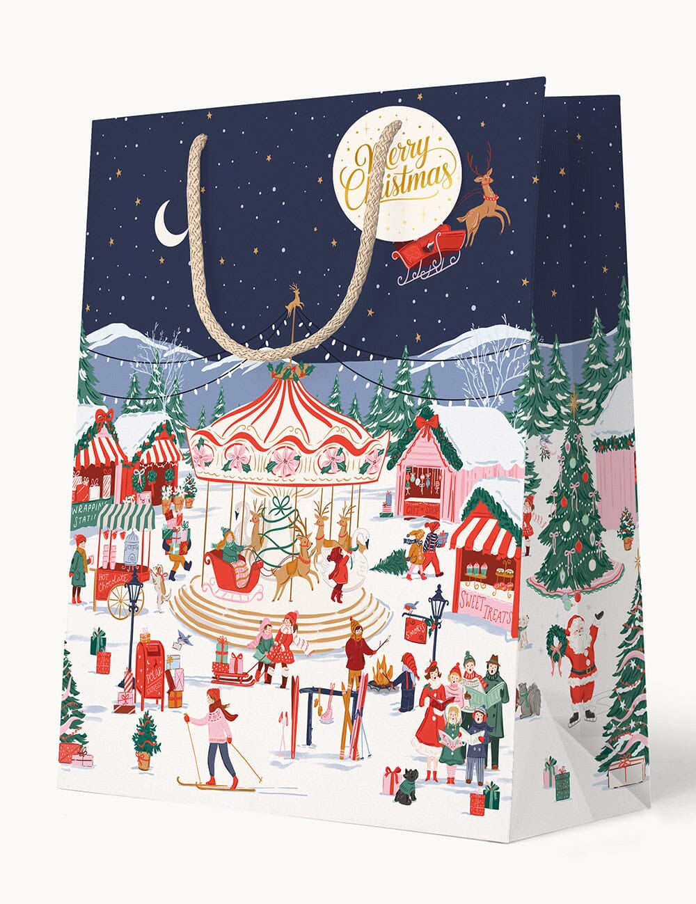 Large Gift Bag - Christmas Market - Pure Apotheca
