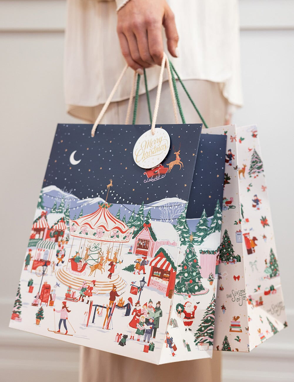 Large Gift Bag - Christmas Market - Pure Apotheca