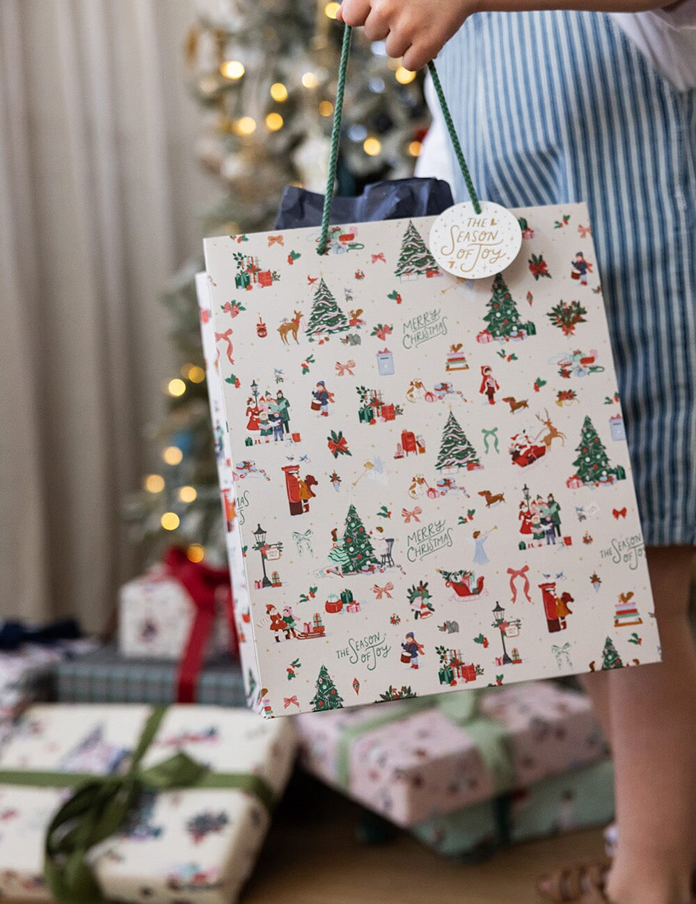 Large Gift Bag - Season of Joy - Pure Apotheca