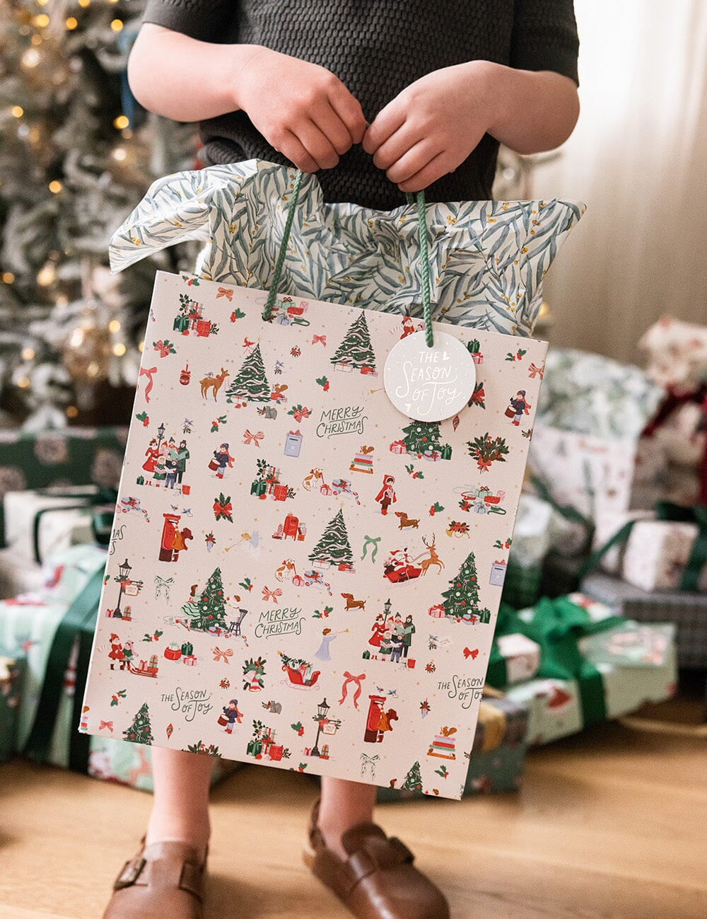 Large Gift Bag - Season of Joy - Pure Apotheca