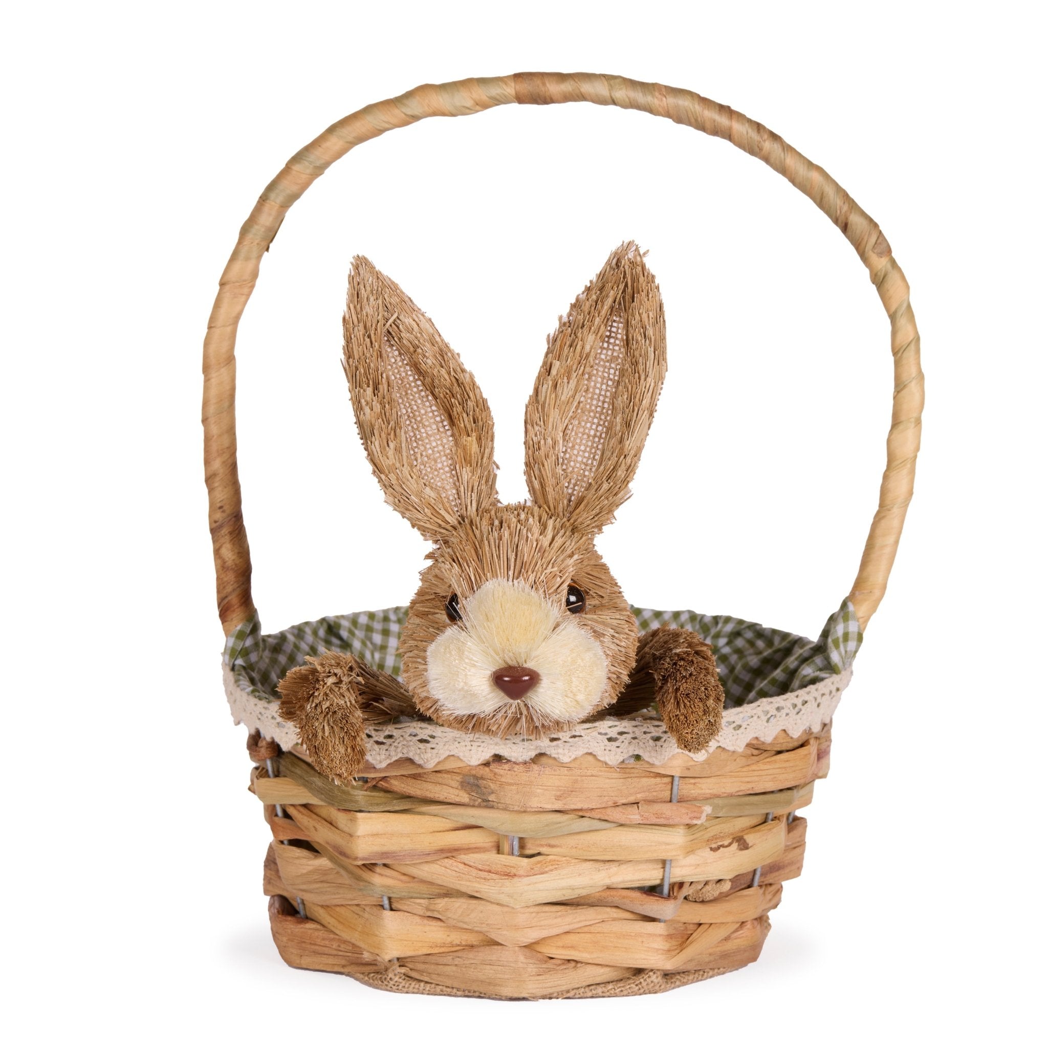 LARGE GREEN BUNNY BASKET - Pure Apotheca