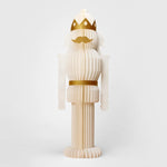 Large Paper Majestic Nutcracker White & Gold - Pure Apotheca