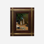 Leather Photo Frame with Brass Metal 5x7" - Pure Apotheca